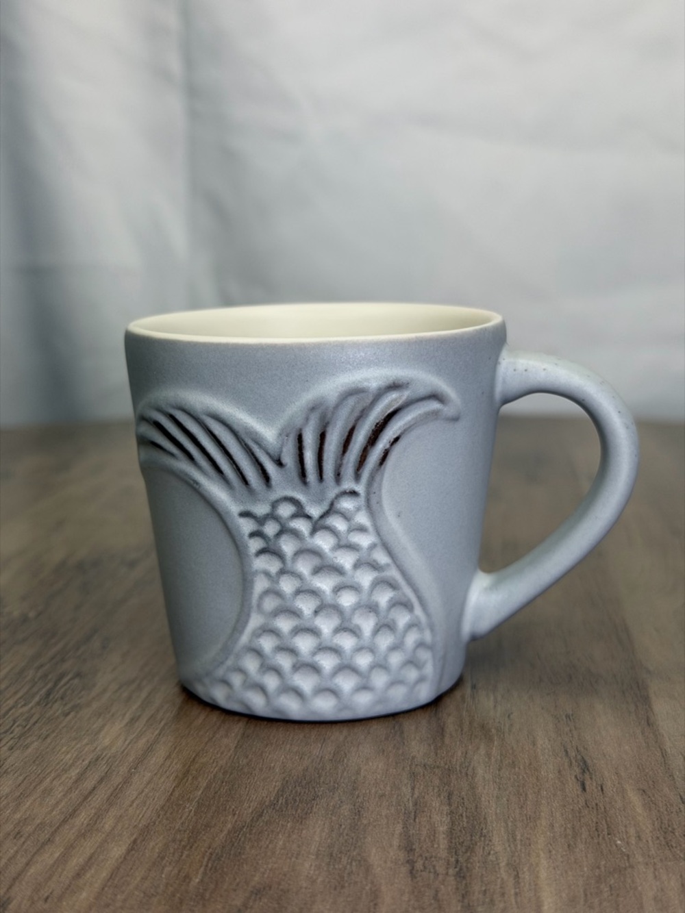 Starbucks 2016 Tail of  the Siren Demi Matte Gray 3 oz Espresso / Coffee Mug